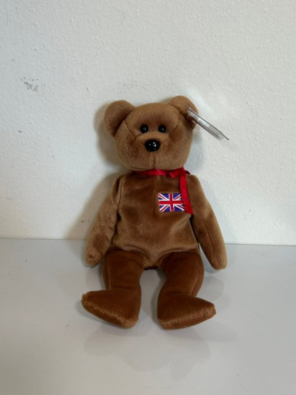 Ty Beanie Baby - BRITANNIA the Bear (UK Exclusive) 8.5" MWMTs Stuffed Animal Toy